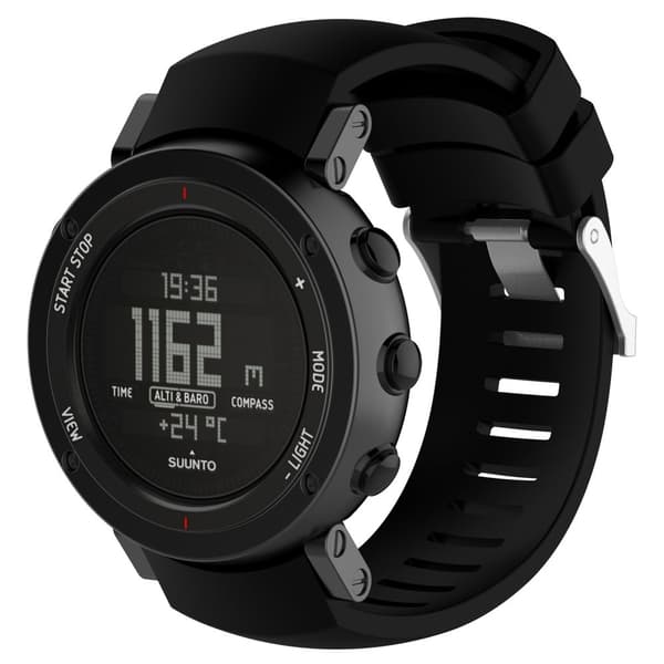 INF Silikonarmband för Suunto Core ALU - Svart 0