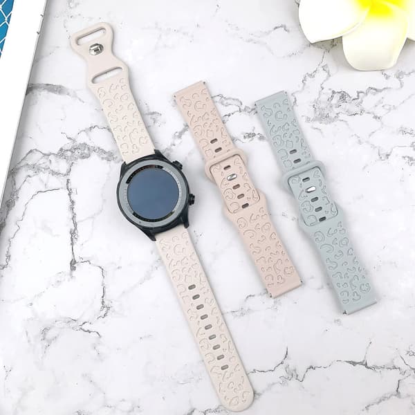 INF 22mm silikonarmband för Huawei GT4/3 Samsung Watch
