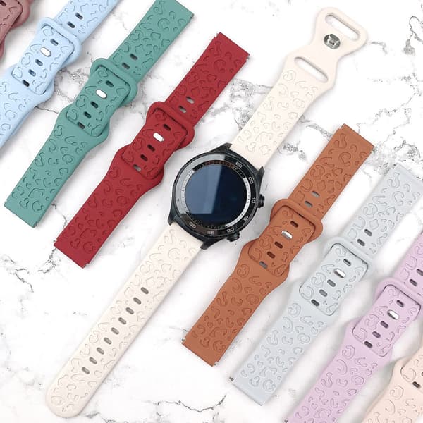 INF 22mm silikonarmband för Huawei GT4/3 Samsung Watch