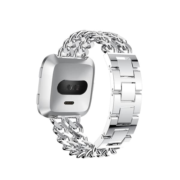 INF Alloy Double-Row Denim Chain Strap for Fitbit Versa Series Fitbit Versa 3