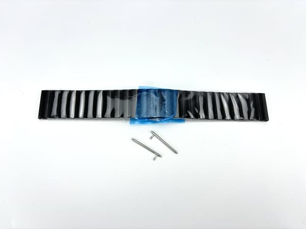 INF Ruostumattomasta teräksestä valmistettu perhoslukko kellon ranneke Fitbit Versa/Lite -laitteelle 0