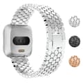Miniatyrbilde 2 av 4: INF Klokkerem i rustfritt stål for Fitbit Versa Smartwatch - Fiskeskaladesign Fitbit Versa 2