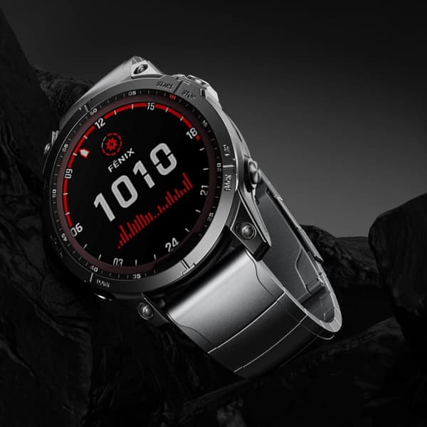 INF Snabbfäste Titan Klockarmband för Garmin Fenix 7X 6X Pro 5X Plus