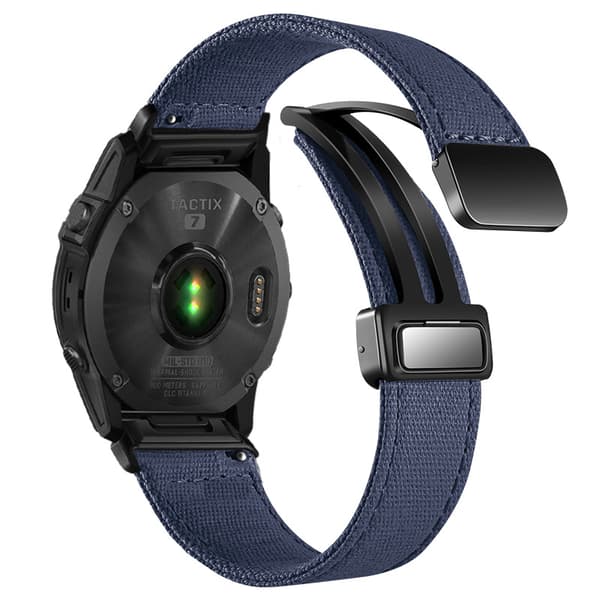 INF Nylon Canvas-kellohihna Garmin Fenix 7X/6X:lle 0