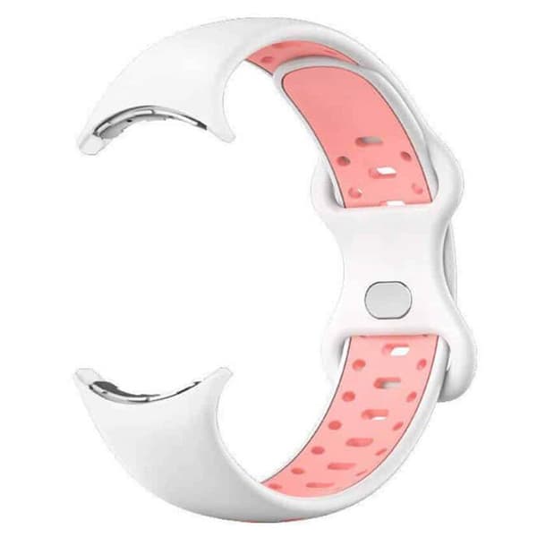 Twin sport urrem Google Pixel Watch 3 (41mm) - Hvid/lyserød