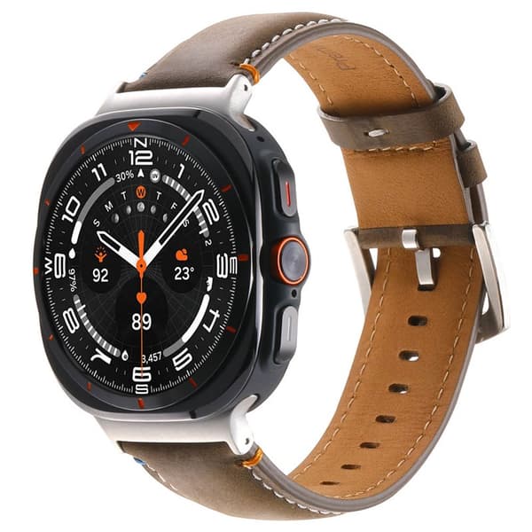 Nahkainen kellon ranneke Samsung Galaxy Watch Ultra (47mm) - Sagebrush