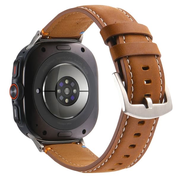 Nahkainen kellon ranneke Samsung Galaxy Watch Ultra (47mm) - Cognac Ember