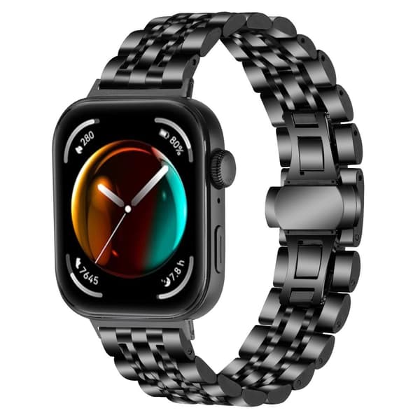 INF WatchFit 3 Smart Watch-reim med syvperlekjede i stål