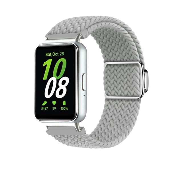 Flettet magnetisk urrem Samsung Galaxy Fit 3 - Stone