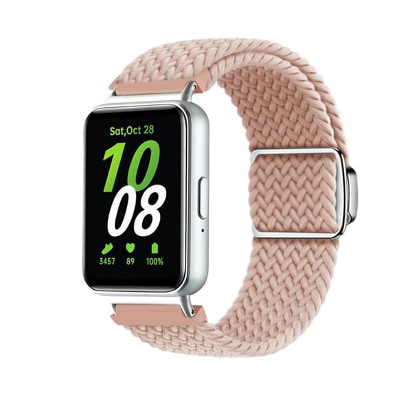 Flettet magnetisk urrem Samsung Galaxy Fit 3 - Pinksand
