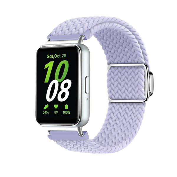 Flettet magnetisk urrem Samsung Galaxy Fit 3 - Misty Purple