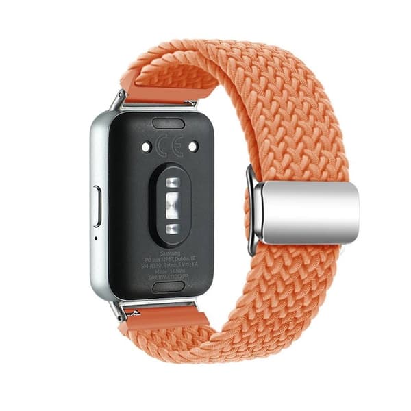 Punottu magneettinen ranneke Samsung Galaxy Fit 3 - Hermes Orange