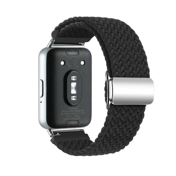 Flettet magnetisk klokkereim Samsung Galaxy Fit 3 - Onyx Black