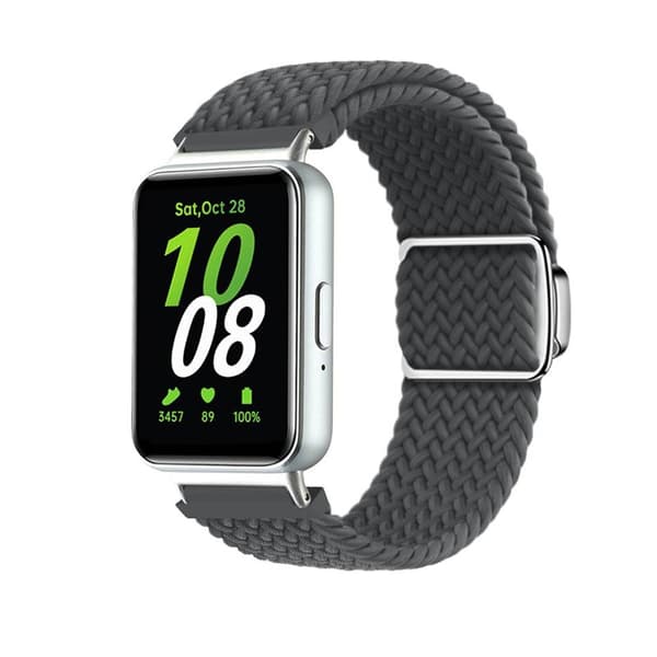 Flettet magnetisk klokkereim Samsung Galaxy Fit 3 - Sky Grey