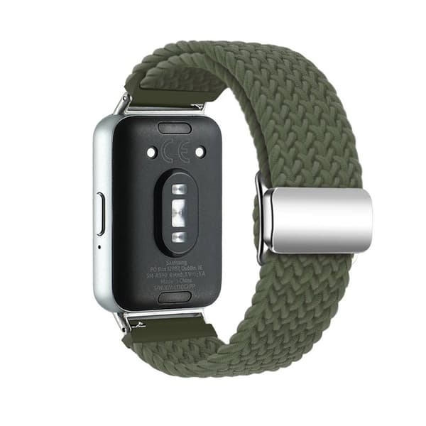 Flätat magnetiskt klockarmband Samsung Galaxy Fit 3 - Army