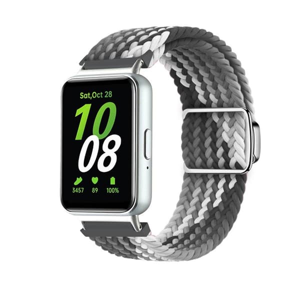 Flätat magnetiskt klockarmband Samsung Galaxy Fit 3 - Gradient Grey