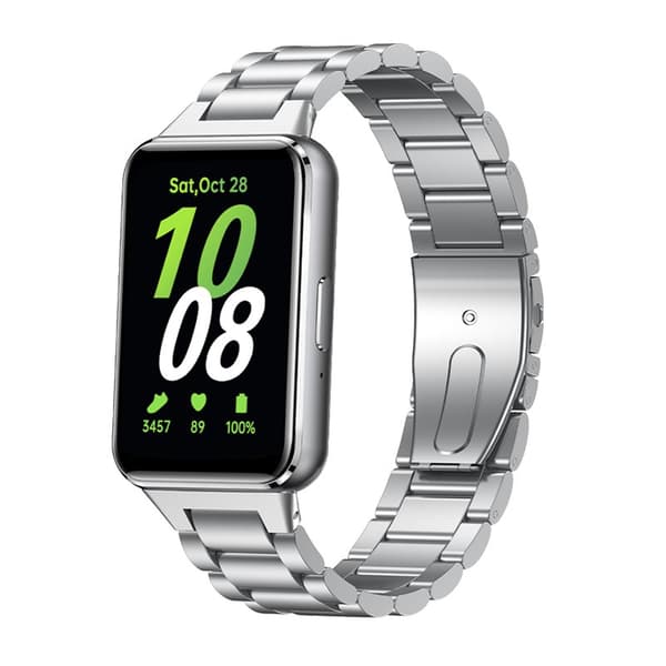 Klokkereim rustfritt stål Samsung Galaxy Fit 3 - Sølv