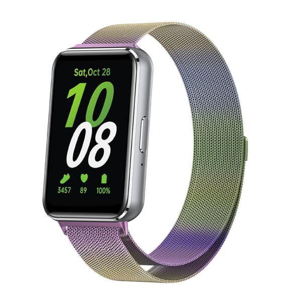 Milanese magnetisk urrem Samsung Galaxy Fit 3 - Rainbow