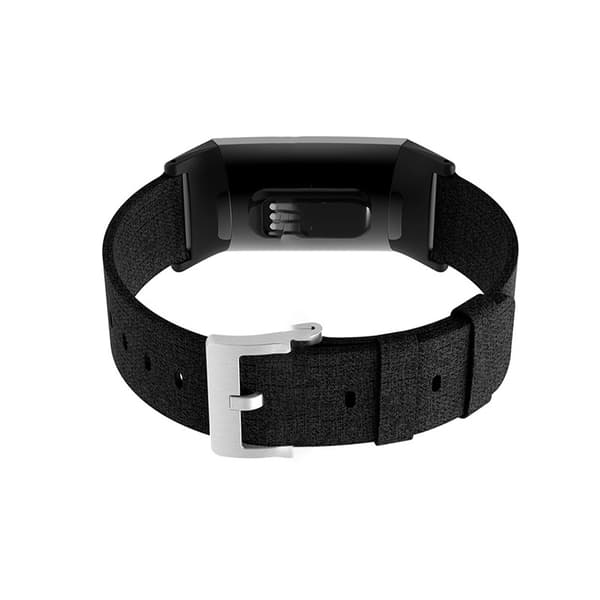 INF Canvas Nylon -ranneke Fitbit Charge 3:lle