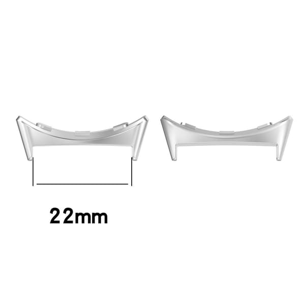 INF 2-pack klockkontakter för Google Pixel Watch 3 45 mm (22 mm öppning)