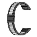 Miniatyrbild 3 av 5: Klockarmband rostfritt stål Garmin Fenix 8 (51mm) - Svart/silver