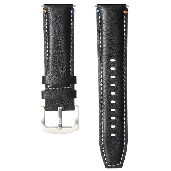 Läder klockarmband Suunto Race (49mm) - Onyx black