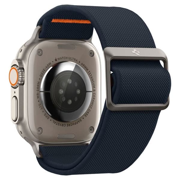 Rem för Apple Watch 1/2/3/4/5/6/7/8/9/SE/SE 2/Ultra/Ultra 2 (42/44/45/49 mm) Fit Lite Ultra SPIGEN Marine