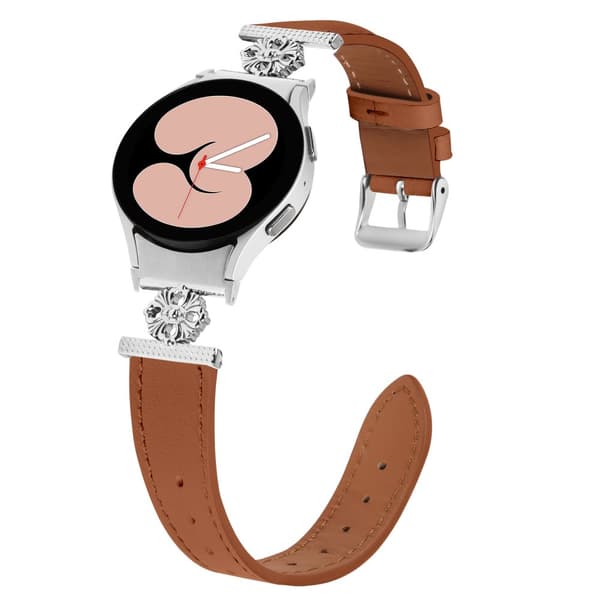 INF Klokkerem i ekte skinn for Samsung Watch 4/5/6/7