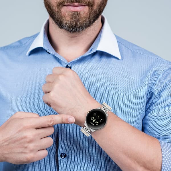 INF Klockarmband i äkta läder för Google Pixel Watch 1/2