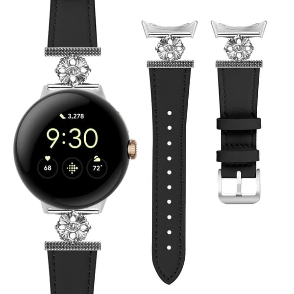 INF Klokkerem i ekte skinn for Google Pixel Watch 1/2