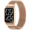 Miniatyrbilde 11 av 11: INF Klokkereim for Xiaomi Mi Band 8 Pro - Metallramme med Milanese-løkke 0