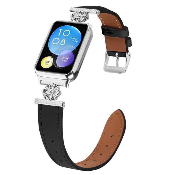 INF Xiaomi Mi Band 8 Pro-rem - læder med fire kronblade
