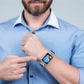 Miniatyrbillede 7 af 7: INF Xiaomi Mi Band 8 Pro-rem - læder med fire kronblade