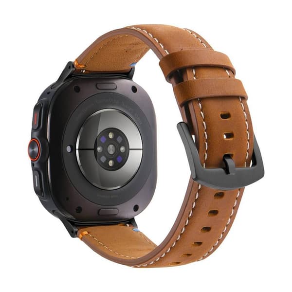 Læder BK urrem Samsung Galaxy Watch Ultra (47mm) - Cognac Ember