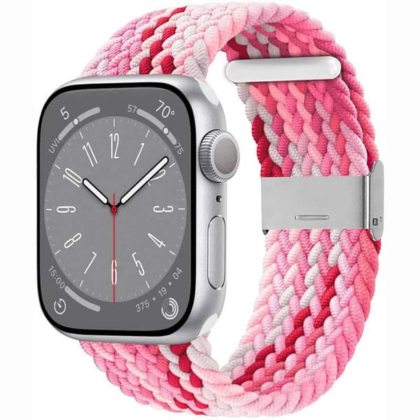 Flettet klokkereim Apple Watch Series 10 (46mm) - Gradientred