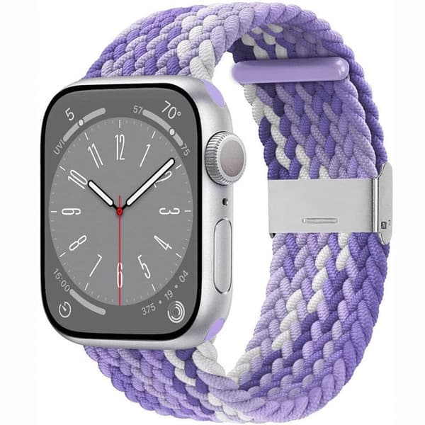 Flettet klokkereim Apple Watch Series 10 (42mm) - Gradient purple