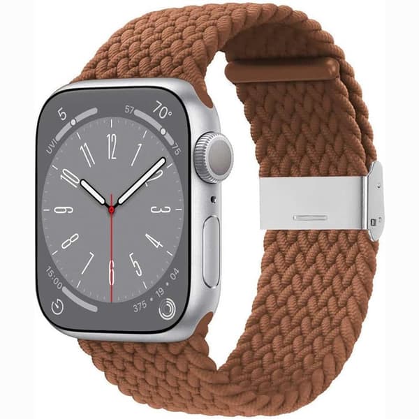 Flettet klokkereim Apple Watch Series 10 (42mm) - Brown