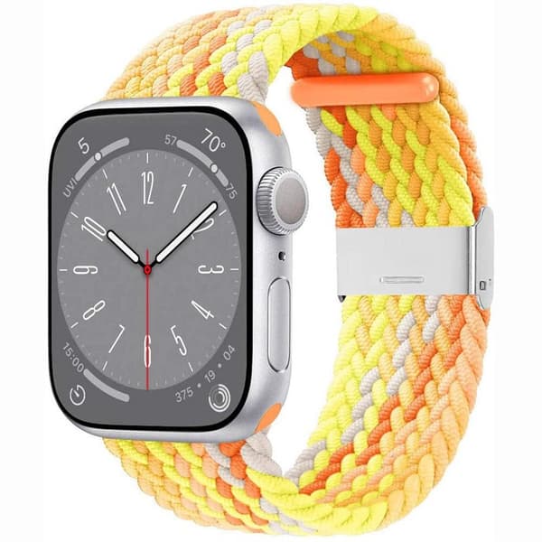 Flettet klokkereim Apple Watch Series 10 (42mm) - Gradient orange