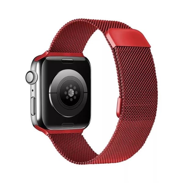 Split milanese klokkereim Apple Watch Series 10 (42mm) - Rød