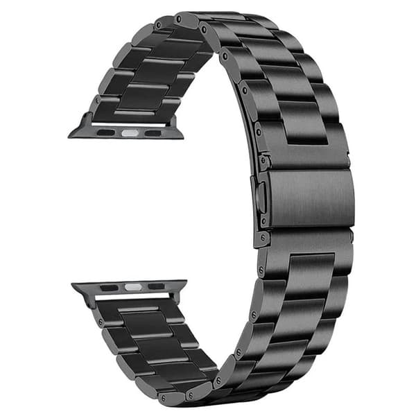 Klokkereim rustfritt stål Apple Watch Series 10 (42mm) - Svart