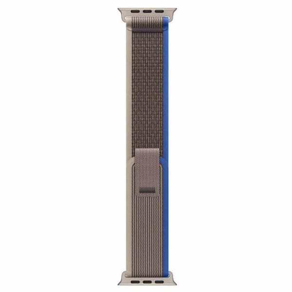 Tactik nylon urrem Apple Watch Series 10 (46mm) - Blueroom grey
