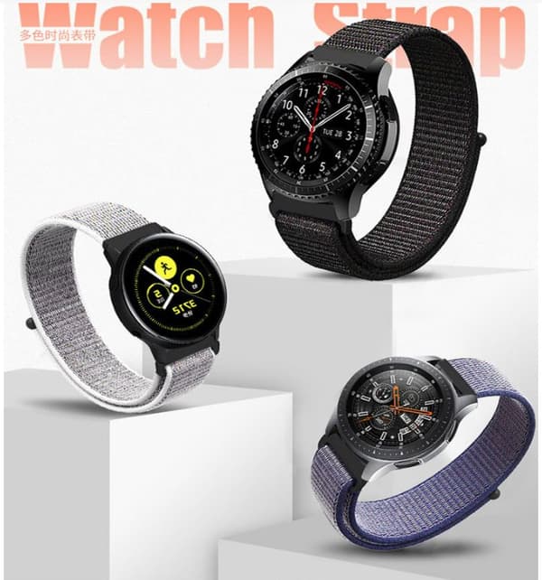 INF Klokkerem i nylon for Samsung Watch 4/5/6 og Huawei GT4