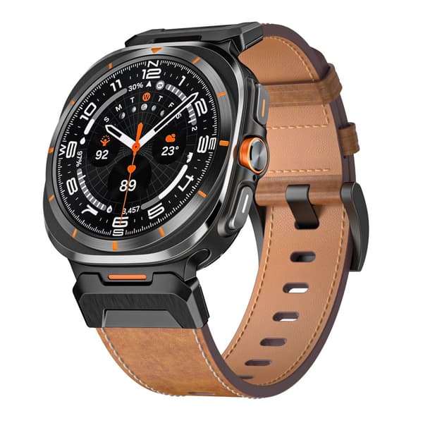 INF Klokkerem i ekte skinn til Samsung Watch 7 Ultra 47mm