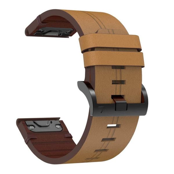 Nail läder klockarmband easyfit Garmin Fenix 8 Pro (51mm) - Sandstone