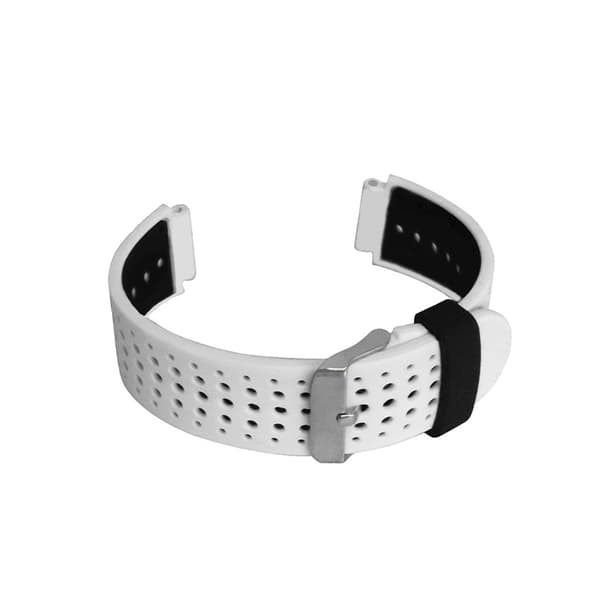 INF Svart & vitt silikonarmband för Garmin Forerunner 235 0