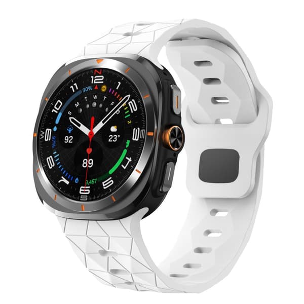 INF Silikonarmband för Samsung Watch 7 Ultra Vit