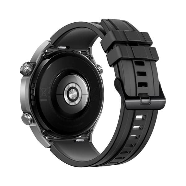 Silikonklockarmband 22mm för Huawei Watch Ultimate 0 Svart