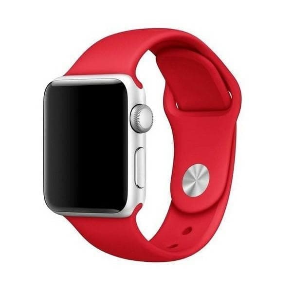 Mercury Silicon Apple Watchin ranneke 42/44/45 mm punainen/punainen
