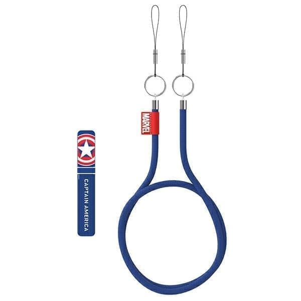 Samsung GP-TOU021HIILW suojakuorelle S22/S22+/S22 Ultra Marvel sininen/sininen