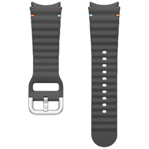 Sport Ranneke Samsung ET-SNL30SBEGEU kellolle7 / 6 / 5 / 4 20mm S/M harmaa/tummanharmaa